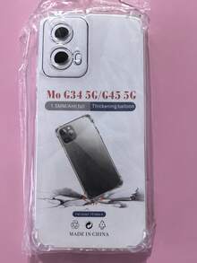 1 pieza Funda transparente anti-caída de cuatro esquinas, adecuada para teléfonos inteligentes de la serie /INFINIX/, funda de teléfono transparente anti-caída de cuatro esquinas, funda de teléfono, cubierta protectora de teléfono, carcasa de teléfono, funda de teléfono, funda de teléfono anti-caída, funda de teléfono transparente, funda de teléfono minimalista, funda de teléfono de unicolor, funda de teléfono transparente, funda de teléfono TPU anti-caída (anti-caída de grado militar)