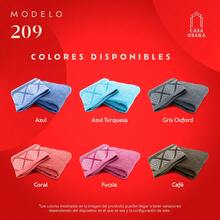 Toalla de Medio Baño 140 cm x 70 cm | Suave y Absorbente, 400 g | Con Diseños Bordados en Múltiples Colores | Ideal para Toda la Familia - Naranja Coral - Ver 2