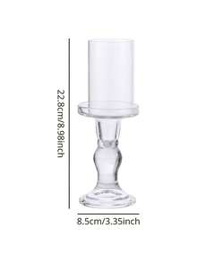 1 Stück/1 Set klare Kristallglas Kerzenhalter/Kerzenständer, europäischer Minimalismus, kreative Wohndekorationen für Halloween, gruselig, Herbst, Feiertage, Winter, Feiertage, Geschenke, gestreifte lange konische Heimdekoration Kerzenhalter, Dekorationen in verschiedenen Formen, geeignet für Heimdekoration, Hoteldekoration, Hochzeitsdekoration, Kerzenständer, Weihnachtsparty, Wohnzimmer, Abendessen, Adventszeit