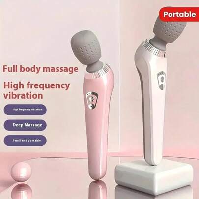 Portable Handheld Massage Stick - Full Body Relaxation, High Speed Motor And High Frequency Vibration, USB Rechargeable Lithium Battery, Suitable For Neck, Back, Legs And Waist, Perfect Gift For Family And Friends, Relaxing Massage | Modern Massage Equipment | Compact Size, Massage Gun