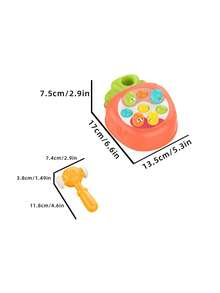 New Cartoon Whack-A-Mole Early Educational Toy For Toddlers, Develops Baby's Hand-Eye Coordination Hitting Game, Cute Interactive Educational Pounding Toy, Infant Learning Gift, Baby's Christmas, Halloween, Thanksgiving Birthday Present - Multicolor - View 8