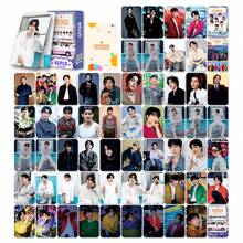92张Kpop B T S高清小卡套装，双面LOMO和迷你小卡，实体，《Proof》和《Yet To Come》专辑合集，Jimin V Jin RM J-Hope粉丝应援周边，流行音乐周边收藏盒装套装，军迷生日节日礼物 - 玩具小卡 - 查看 7