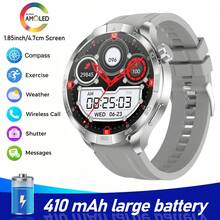 GUHUAVMI 2025 New Men's Sports Fitness Smart Watch GT5 Max, 1.85'' HD Display, Alloy Body, 410mAh Battery, Bluetooth Call, Voice Assistant, SOS, Reminder Function, NFC Access, Compass, GPS Tracking, Multi-Sport Modes, Sleep Monitoring, Fitness Tracker, Smart Watch For Women, Smartwatch GT4 Upgraded Version, For Android IOS, Men - 彩色 - 查看 14