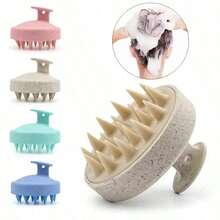 X Milania Silicone Shampoo Brush Scalp Massager Comb Body Massage Brush For Shower Salon Hair Washing Tool,Hair Brush,Comb,Hair Tools,Hair Products And Accessories For Barber Salon Beauty Travel Essentials,Back To School,Travel Holiday Essentials,Hair Accessories For Women - Nhiều màu - Xem 1