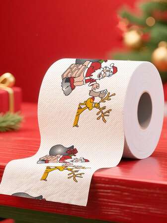 圣诞老人卫生纸，圣诞快乐家居装饰，圣诞节装饰，新年礼物印刷卫生纸，手帕纸，面巾纸，卫生纸，派对，婚礼，圣诞节，万圣节，母亲节，家庭，晚宴，宿舍，办公室，公司，户外吉祥生日礼物。厨房，浴室，家居