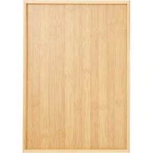 Organizador de cubiertos de bambú con 6 compartimentos, bandeja de madera para cubiertos de cocina, 45 * 32 * 6 cm - 6 cuadrículas - Ver 4