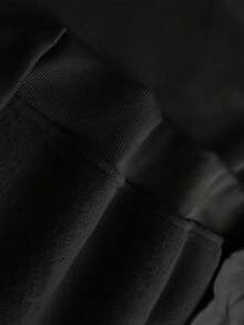 Sudadera con capucha casual para hombres con estampado gráfico de anime japonés - Sudadera de calle azul vibrante, bolsillo canguro y capucha con cordón, lavable aáquina, ajuste cómodo para todas las estaciones - Negro - Ver 5