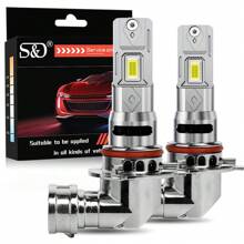 S&D H7 LED Headlight CANBUS 60W 20000LM Auto Diode Light 1:1 Size Wireless H7 Car LED Bulbs 6000K 12V - H7 - View 3