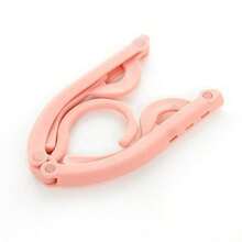 1pc Colorful Foldable Travel Clothes Hanger With Non-Slip Design, Durable Plastic Construction, Space-Saving And Portable For Home, Retail Stores And Clothing Racks; Lightweight, Versatile, Easy-Organize Wardrobe, Ideal For Travel, Compact Closet Organization, Durable Hangers For Shirts, Blouses, Jackets, And Garments On Racks And Dressers - Multicolor - View 13
