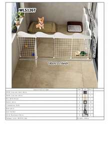 Foldable Dog Fence For Small/Medium Dogs, Indoor Pet Playpen, Puppy/Kitten Cage, Rabbit Hutch - Multicolor - View 19