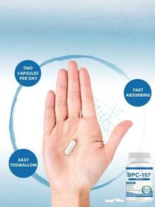 BPC157 1000 Microgram Capsules Support Muscle Strength And Tissue Repair Dietary Supplement 60 Capsules Come And Experience Changes BPC157 1000 Microgram Capsules Brings Now!Non-GMO, Gluten Free - Khác - Xem 4