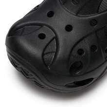 Crocs 女士珊瑚色木屐凉鞋，简约舒适户外旅行运动休闲拖鞋 211141-001 - 211141-001 - 查看 6