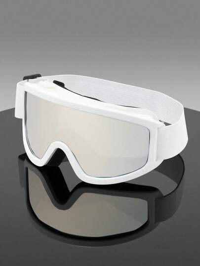 1 Piece Large Frame Ski Goggles With Wide Vision, Single/Double Board Skating Cycling Mountaineering Windproof Protective Glasses For Men, Women Winter Outdoor Sports Ski Goggles