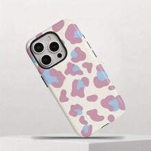 Funda para teléfono (1 unidad) con estampado único de leopardo y flores en 360°. Diseño 2 en 1 bonito y minimalista. Resistente a caídas y golpes. Cobertura total. Compatible con phone 16 Pro/16 Pro Plus/16/15/14/13/12/11. ¡Ideal para las fiestas! - Blanco 3 - Ver 6