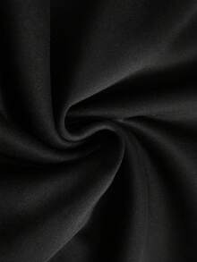 Sudadera con capucha casual para hombres con estampado gráfico de anime japonés - Sudadera de calle azul vibrante, bolsillo canguro y capucha con cordón, lavable aáquina, ajuste cómodo para todas las estaciones - Negro - Ver 4