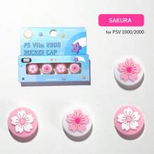 DATA FROG 猫爪操纵杆拇指握把和按钮帽套装适用于 PSVita 1000 2000 控制台控制器保护 - 款式 - 查看 14