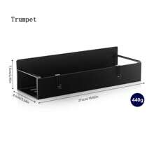 1/2 Set Magnetic Side Storage Rack, No-Drill For Refrigerator And Washing Machine, Stylish Black Metal, Wall-Mounted Spice Organizer, Ideal For Laundry Supplies