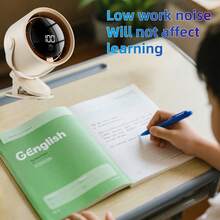 Ventilador de moda 4 en 1, 100 niveles de velocidad del viento, ajuste de ángulo de 360°, capacidad de batería de 1800mAh, pantalla digital, ventilador de carrito / ventilador de exterior / ventilador de bicicleta / ventilador de escritorio