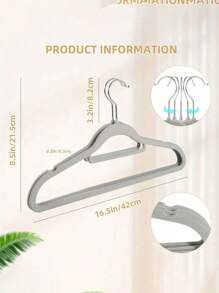 100 Pack Velvet Velvet Clothes Hangers | No-Mark Space-Saving Closet Organizers | Durable Plastic Hangers For Bedroom, Bathroom, Office, Dorm & Home Storage