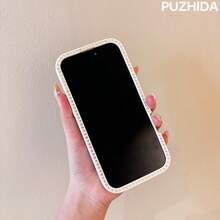 Fundas para teléfono con diseño colorido y borde brillante, 16 fundas ligeras y lujosas para teléfono, fundas protectoras, ya sea que las use usted mismo o como familia, amigos o colegas, puede ser una sorpresa deslumbrante y una opción para mostrar su gusto único. Compatible con 11/ 12/ 13/ 14/ 15/ 16 Plus/ 16 Pro/ 16 Pro, etc. - transparente esmerilado - Ver 5