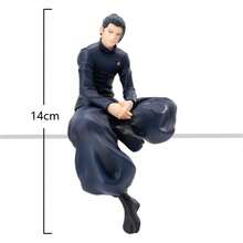 2Pcs JJK Figures Geto Suguru Figure JJKGojos Sitting Figure Statue JJK Geto Suguru Action Figure Desktop Figurine 5.51IN - Geto 白襯衫 - 查看 7