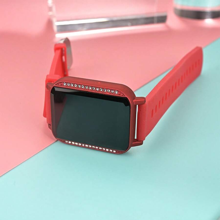 MBD4384 Electronic Sports Watch, Ideal For Men, Equipped With An LED Touch Screen And Adjustable Silicone Strap, Perfect For Everyday, Casual And Sports Activities.