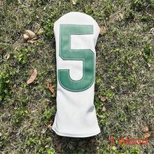 Golf Club Head Cover, Golf Club Protective Sleeve, Driver PU Material Better Protection For Golf Clubs, Practical Minimalist Style - White - View 5