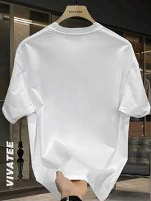 Camiseta Sólida Negra con Estampado Gráfico de la Banda KISS - Ropa Casual Diaria para Hombres y Mujeres, Tejido 100% Algodón, Diseño Unisex, Perfecta para el Verano 2025, Regalo Ideal para Uso Diario, Top Cómodo y Elegante para Todas las Ocasiones - Blanco - Ver 3