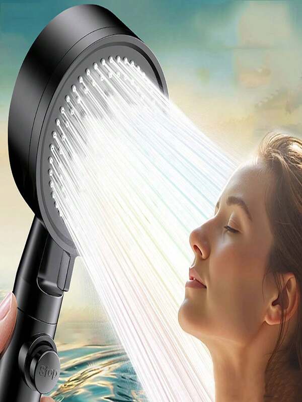 Cabezal de ducha de mano de alta presión, rociador de ducha de lluvia que aumenta el calentador de agua del baño del hogar