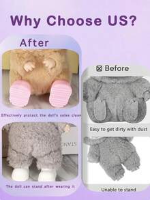 (Shoes Only)1/3/5Pairs Multicolor 15-17cm Doll Cute Figurine Shoes Short Rain Boots Doll-Making Supplies Making Kit For Labubu Featuring Multiple Adorable Perfect DIY Fashion Gift Set For For Friends Bridesmaid, Ideal For Cute Birthday Party Accessories Halloween Decorations And Stylish Easter Christmas Eyewear (Doll Not Included), Great For Fun Music Festival Halloween Parties And Back To School Role Play Shoes