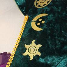 In Stock! Halloween Witch Crazy Cosplay Costume Green Medieval Dress Frilled Stage Performance Cosplay Outfit - Green - View 5