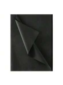 12pcs Black Thin Wrapping Paper, Colorful Wrapping Paper Tissues For Various Occasions - Black - View 3