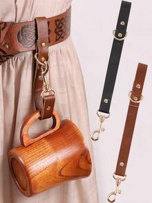 1pc Medieval Steampunk Waist Belt Cup Holder Viking Knight Mug Strap Holder Prop, Useful Accessory For Renaissance Fair, Halloween Costume - Multicolor - View 12