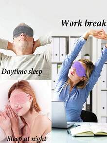 Mặt nạ ngủ nhung mềm mại dễ thương, mặt nạ ngủ du lịch co giãn cản sáng, mặt nạ ngủ nhung mềm mại như lụa, mặt nạ ngủ cản sáng, mặt nạ ngủ nhung màu trơn cản sáng, hai lớp nhung với dây đeo co giãn, unisex, món quà tuyệt vời cho gia đình, bạn bè và người yêu, thư giãn, du lịch, mất ngủ. - Nhiều màu - Xem 4