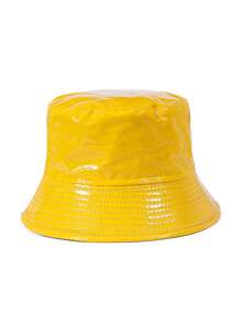 1 pieza Sombrero de cubo de unicolor para mujer, gorra para senderismo con protección UV, ajustable, accesorio de moda para viajes diarios, playa, festivales - sombrero de cubo - Ver 27