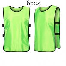 6Pcs Scrimmage Team Vests Training Sports Jerseys -Digital Number Design,Premium Athletic Training Jersey - Team Uniform For Group Confrontation,Soccer Bibs, Scrimmage Training Vest,Team Practice Soccer Vests For Basketball, Football, Baseball - Durable, Lightweight, Quick-Dry Training Bibs For Sports Teams And Clubs Team Building And Promotion Activities,Basketball/Football Training Jersey Numbered Vest - Multicolor - View 16