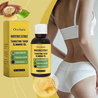 OceAura 1瓶30毫升身体护理精油，纤体油，紧致油，深层滋润，适合日常使用，保持理想身材曲线，每日滋养提拉肌肤，紧致身体线条，按摩护理油