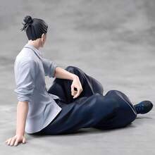 2Pcs JJK Figures Geto Suguru Figure JJKGojos Sitting Figure Statue JJK Geto Suguru Action Figure Desktop Figurine 5.51IN - Geto 白襯衫 - 查看 11