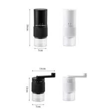 1 件升级版外部调节齿轮电动咖啡研磨机，500mah 自动咖啡豆机，可充电咖啡机，专业陶瓷研磨芯研磨机，38 级外部粗磨和细磨调节 - 彩色 - 查看 12