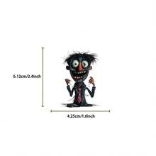 SCXXBSW 50 Pieces Of Halloween Horror Character Graffiti Stickers For DIY Decoration On Guitars, Notebooks, Suitcases And Other Items - Multicolor - View 12
