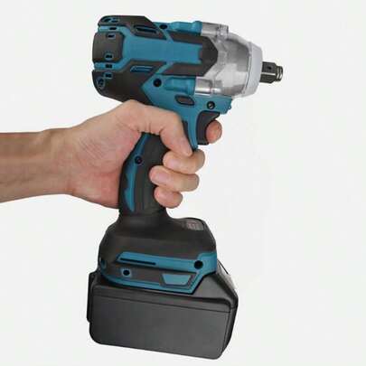 Impact Wrench, Brushless Electric Wrench 1/2 Inch, Compatible With Lithium Battery Power Tools