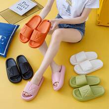 Pantuflas cómodas con suela gruesa para niñas: diseño antideslizante de suela suave y ligero - perfecto para uso casual, vacaciones, playa y exteriores