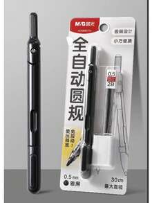 3pcs M&G Precision Circle Drawing Tool With Built-In Pencil, Student Drawing Set (Circle Compass + Eraser + Lead), Metal Drafting Tools, Suitable For Students And Professionals, Portable School & Office Stationery - Multicolor - View 15