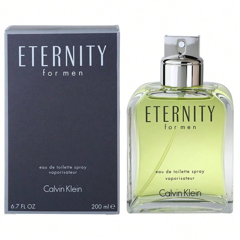 Calvin Klein 永恆 - 淡香水 - 200ml - 噴霧 - ✅ 1-3 天內免費送貨 - 男士適用 - 彩色 - 查看 1