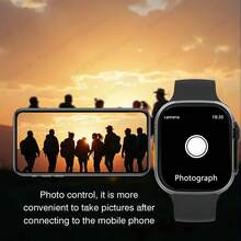 1pc Unisex Silicone Strap Smart Watch With Calling, Pedometer, Calorie Tracking, SMS Notification, Multi-Function For Android And IOS Smartphones - Multicolor - View 3
