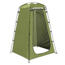 Portable Outdoor Pop-Up Privacy Tent, Camping Shower Toilet, Changing Room, Hiking Camping - Green - View 5
