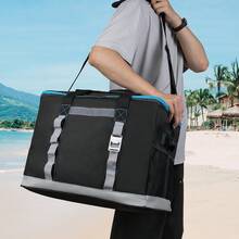 40L Insulated Cooler Box, Large Capacity Portable Refrigerator, Multi-Functional Outdoor Insulated Ice Bag, Durable Outdoor Storage Tote Bag For Camping & Hiking (Non-Food Contact)