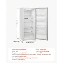 Convertible Freezer/Refrigerator, 14 Cu.Ft Frost Free Upright Freezer With Temp Control Panel, Door Open Too Long Alarm, Adjustable Shelves And LED, Standing Fridge For Kitchen, Office, Garage - US B Type Plug(110-127V) - View 7