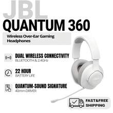Fone de ouvido sem fio para jogos JBL Quantum 360, branco - Branco - Ver 2