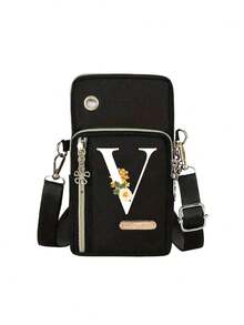 Bolso de teléfono para mujer, mini bolso bandolera, monedero vertical, brazalete deportivo/muñequera para correr, mini bolso bandolera casual para teléfono con orificio para auriculares, adecuado para damas de oficina elegantes, estudiantes universitarias, empresarios, viajeros, trabajadores de oficina, gran regalo para aniversario, parejas, cumpleaños, San Valentín, Navidad, Acción de Gracias, Día del Maestro - Multicolor - Ver 25